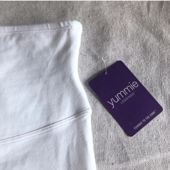 Talia Capri Cotton Stretch Shaping Legging white NWT size small - Picture 7 of 13